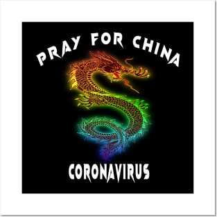 coronavirus china Posters and Art